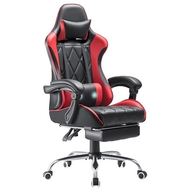 Super Leather Drafting Red Office Chair